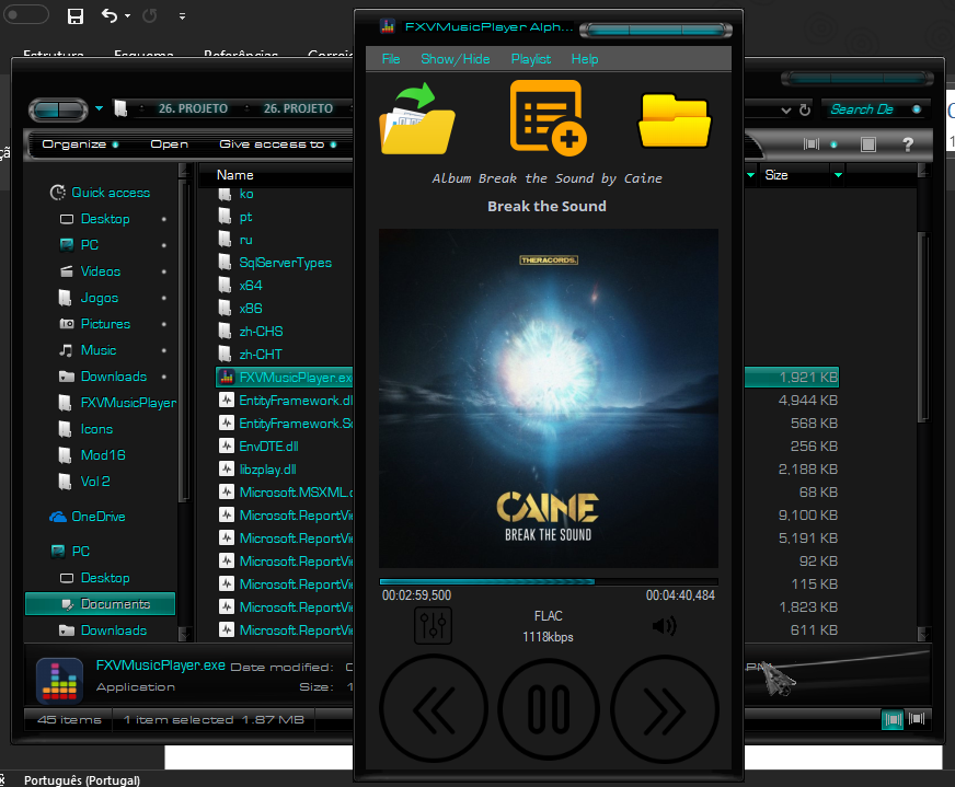 FXVMusicPlayer Screenshot
